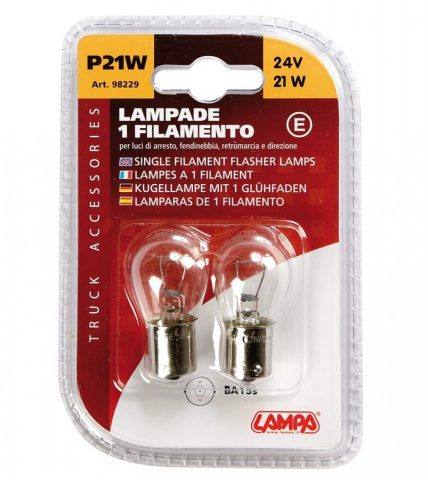 Blister de Duas Lâmpadas P21W 24V - Image 2