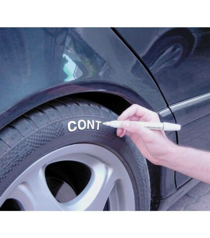 Marcador Branco de  Pneus