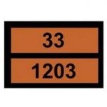 Chapa ADR Identificação do Produto ONU