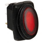 Interruptor led vermelho 12/24V