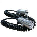 Cabo eléctrico de 7 pines hembra + 1 macho