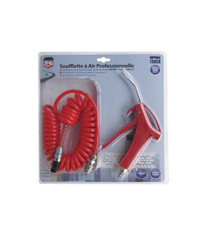 Kit de pistola de ar com mangueira vermelha