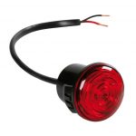 Farolim 1 led Lampa Vermelho 12/24V