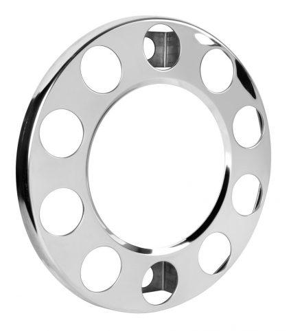 Tampa de Roda com Furo Inox Jante 22,5 fixação 25MM