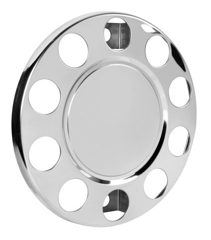 Tampa de Roda Sem Furo Inox Jante 22,5 fixação 25MM