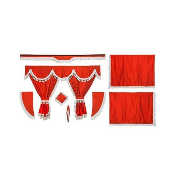 Cortinas Vermelhas e Brancas destaque