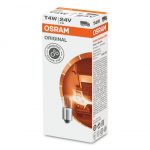 Caixa 10 Lâmpadas Osram 24V 4W T4W