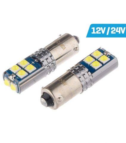 blister2 Lâmpadas 10 Leds H6W 12/24V