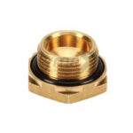 Tampão Latão com Junta Tórica