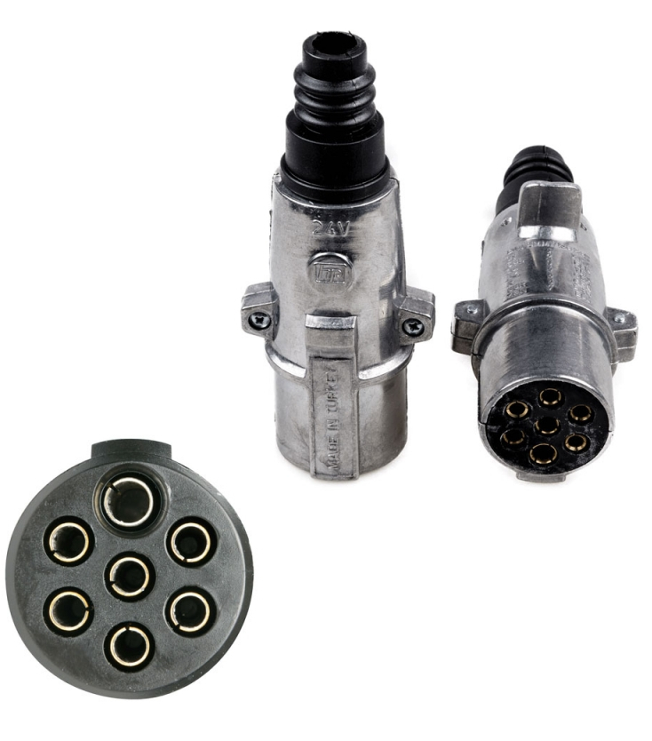 Ficha Electrica Metal Tipo N 24V