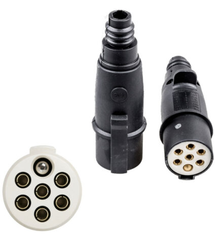 Ficha Electrica Plástico Tipo S 24V