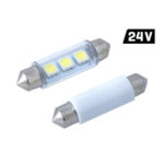 Blister 2 Lâmpadas 24V 3 Leds C5W 41mm