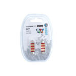 Blister 2 Lâmpadas 12/24V 12 Leds C5W 39mm - Image 3