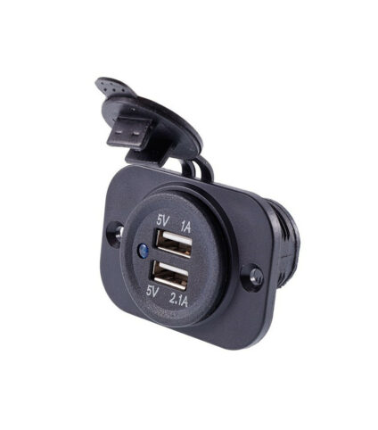 Tomada de Isqueiro USB 2x 3.1A 12/2