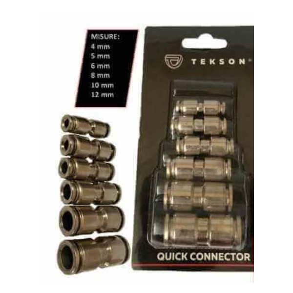 8Kit encaixes Rápidos metálicos