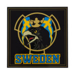Pegatina del Grifo y de la Bandera de Suecia