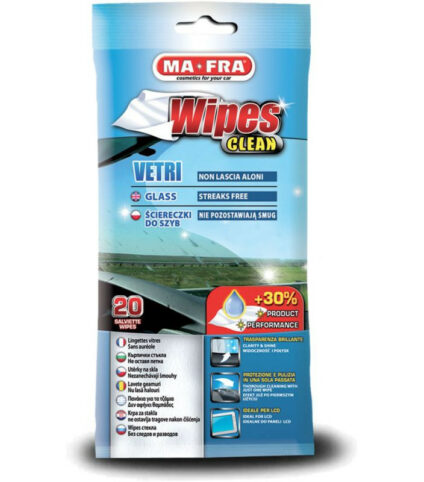 Toalhitas Limpa Vidros Mafra 20Unid