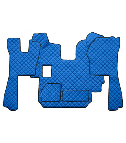 Jogo Tapetes Eco-Pele Azul Scania R Manual (2005-2010)