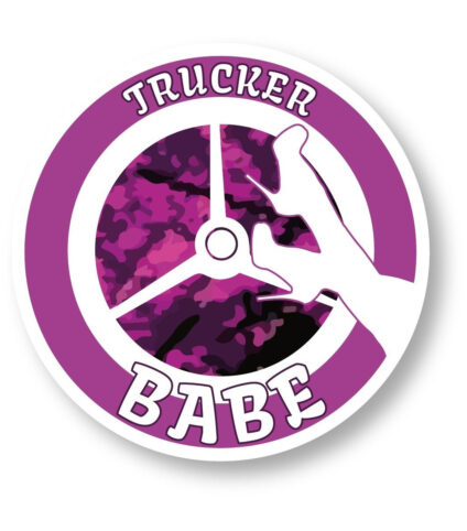 Autocolante Trucker Babe Diesel Garden
