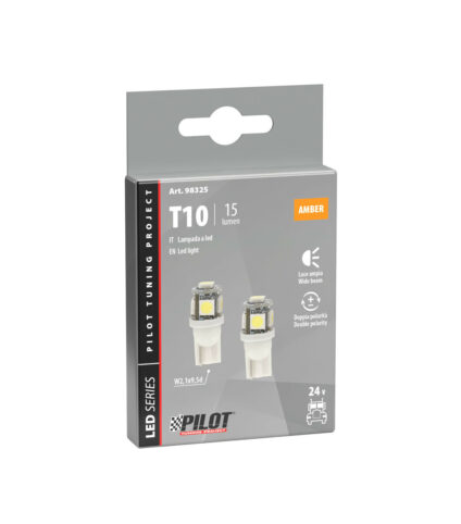 Blister 2 Lâmpadas T10 Amber 24V