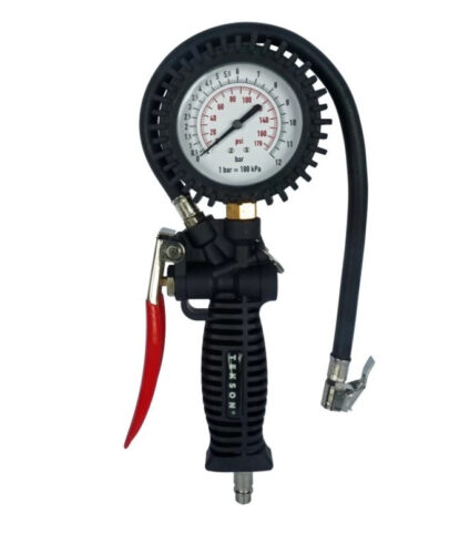 Pistola De Pneus Com Manómetro