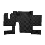 Juego de Alfombrillas Eco Piel MAN TGX Manual 1 Cajón Negro (2007-2017)