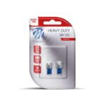 Blíster 2 bombillas LED W5W azul