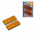 Reflectores rectangulares de 90x35mm, 2 piezas