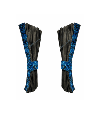 Kit De Cortinas Frente Cinza Estilo Tecido Dinamarquês