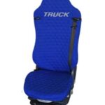 Capa de banco azul para camião.
