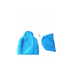 Tecidos azuis sobre fundo branco