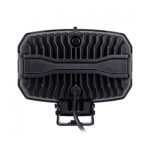 Holofote LED preto visto de trás