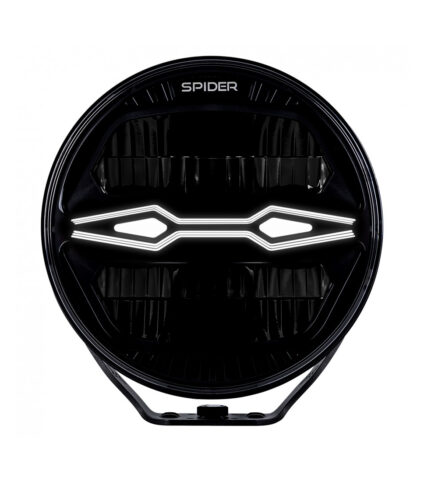 Farol LED redondo SPIDER com design moderno.