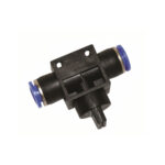 Acoplamiento rápido de plástico con válvula