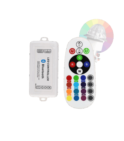 Controlador LED Bluetooth com sensor de cores