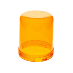 Cúpula laranja para luz de emergência.