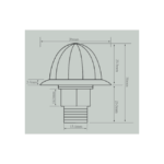 Diagrama de peça metálica com medidas detalhadas.