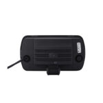 Traseira de uma unidade de navegação automóvel.