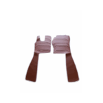 Tapetes de couro para carro, cor castanha.