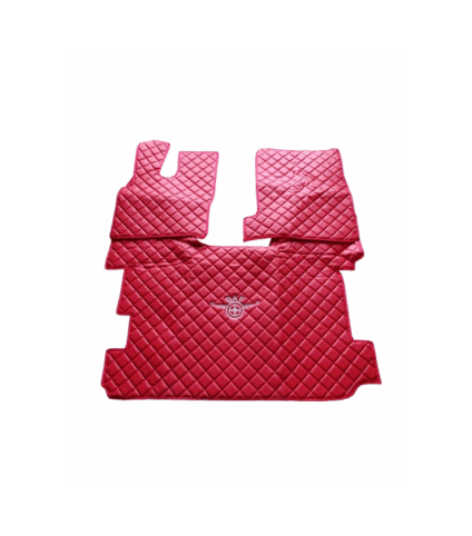 Jogo De Tapetes Eco-Pele Vermelho Daf CF Euro 6