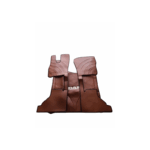 Tapetes de couro castanho para camião.