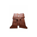 Tapetes em pele castanha para carro