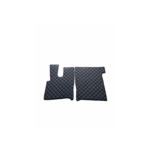 Tapetes de borracha para automóvel, cor preta.