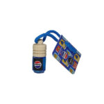 Fragrância de carro Pepsi com corda azul.