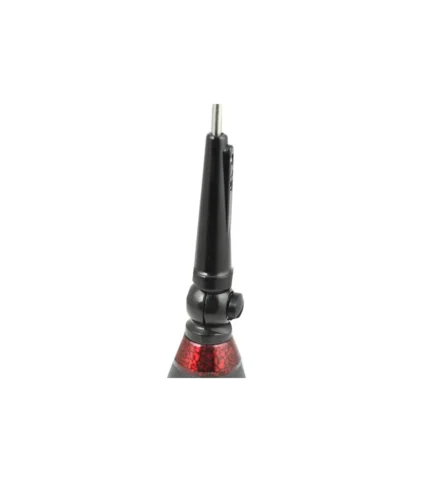 Antena de carro ajustável preta e vermelha