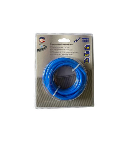 Tubo de ar em poliuretano azul, 5 metros.