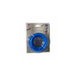 Cabo azul 5 metros em embalagem transparente.