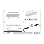 Mesa G/ Tablier em Pele Preta Volvo FH4/5 - Image 7